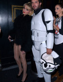 Alessandra Torresani celebrating Halloween in West Hollywood