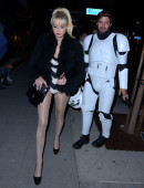 Alessandra Torresani celebrating Halloween in West Hollywood