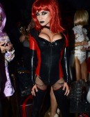 Carmen Electra Attends Adam Lamberts Halloween Party at Bootsy Bellows Sponsored by CIROC