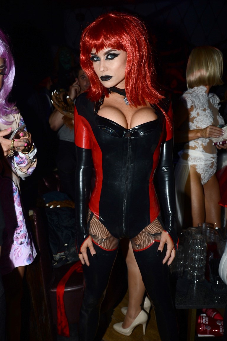 Carmen Electra Attends Adam Lamberts Halloween Party at Bootsy Bellows Sponsored by CIROC