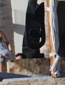 Jennifer Aniston is seen on holiday in Mexico with fiance Justin Theroux