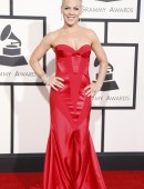 Singer Pink arrives at the 56th annual Grammy Awards in Los Angeles