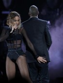 Beyonce and Jay-Z perform "Drunk In Love" at the 56th annual Grammy Awards in Los Angeles