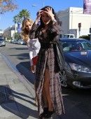 Real Housewives of Miami star Joanna Krupa & Real Housewives of Beverly Hills star Joyce Giraud have lunch together in Beverly Hills