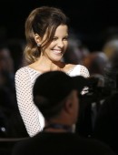 Kate Beckinsale speaks during the taping of "The Night That Changed America: A Grammy Salute To The Beatles"  in Los Angeles