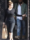 Kim Kardashian gets manicure and pedicure at  Beverly Hills Nail Design