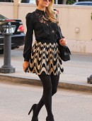 Paris Hilton goes shopping at Barneys New York