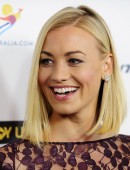 Australian actress Strahovski arrives during the G'Day USA Black Tie Gala in Los Angeles, California