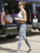 EXCLUSIVE: Brooke Burke Bares her Beauty after a Yoga session
