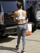EXCLUSIVE: Brooke Burke Bares her Beauty after a Yoga session