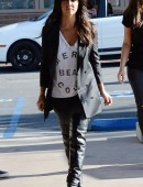 Kardashian's Khloe, Kourtney and Kim filming Keep up with the Kardashians in Los Angeles