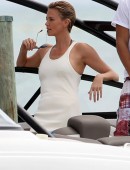 Charlize Theron gets a visit from son Jackson while on a photo shoot in Miami Beach