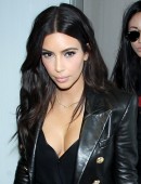 The Kardashians departing from the Los Angeles International Airport