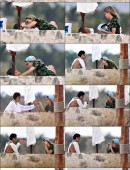 Michelle-Rodriguez-and-Cara-Delevingne-Cuddle-on-Beach-2