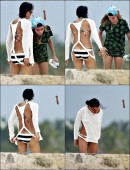 Michelle-Rodriguez-and-Cara-Delevingne-Cuddle-on-Beach-3