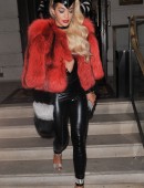 Rita Ora seen at Chakana night club in London