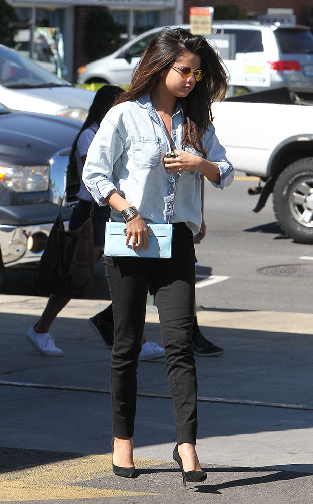 Selena Gomez leaves Kabuki restaurant after grabbing lunch with