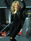 Singer Shakira performs during the 'Today' show at The Plaza in New York City