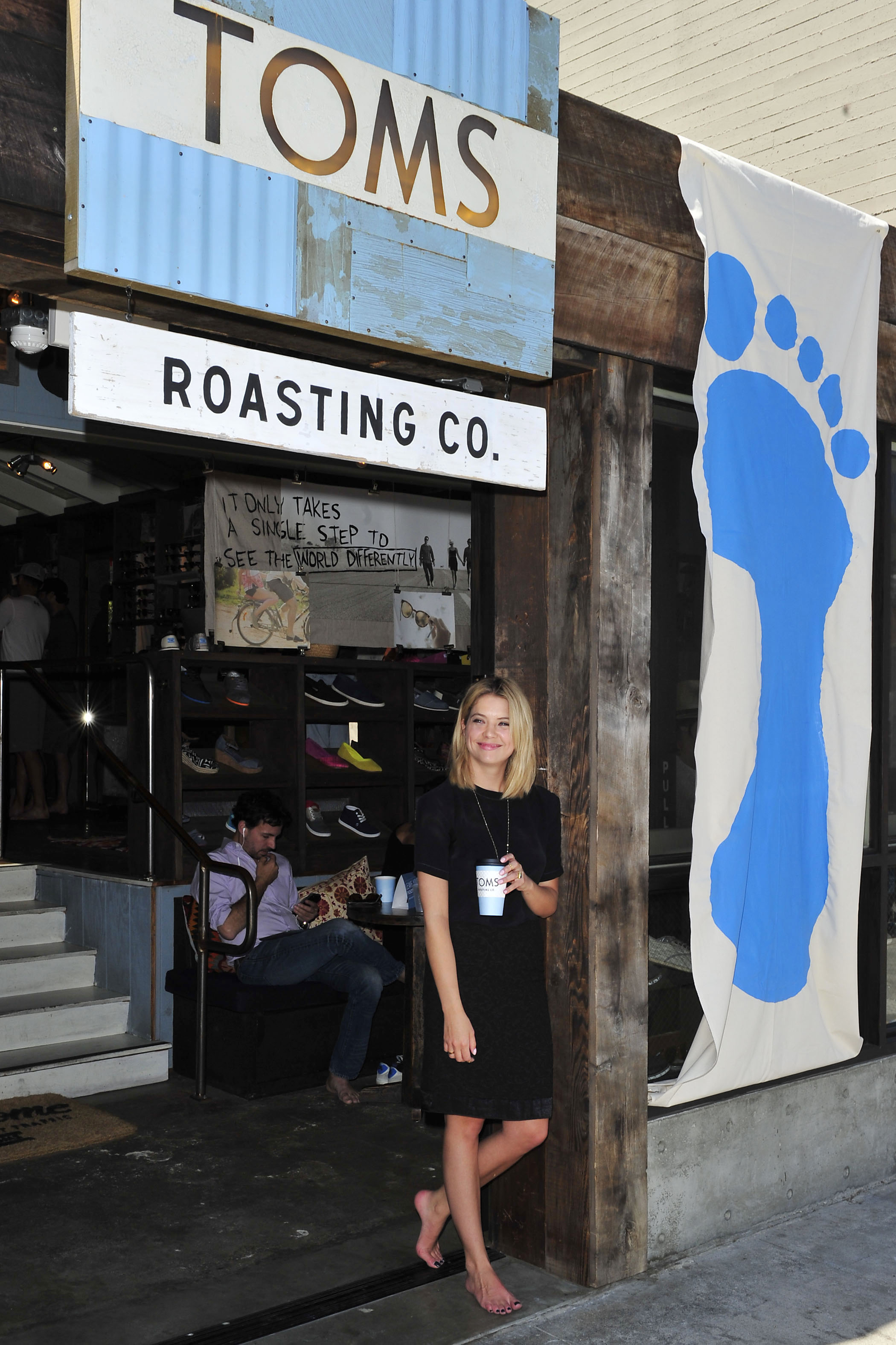 Ashley Benson, Brooklyn Decker, Dianna Agron JoinTOMS to Go One Day Without Shoes to Raise Global Awareness