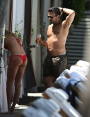 EXCLUSIVE: Lauren Stoner enjoying the Miami sun in a red bikini