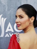 Olivia Munn arrives at the 49th Annual Academy of Country Music Awards in Las Vegas