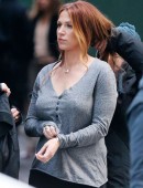 Poppy-Montgomery-Unforgettable-Set-NYC-4