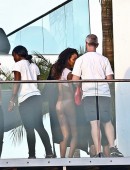 Exclusive - Rihanna Does a Skin Photo Shoot Half Naked in the Hollywood Hills