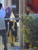 Justin Bieber & Selena Gomez Head To The Studio Together