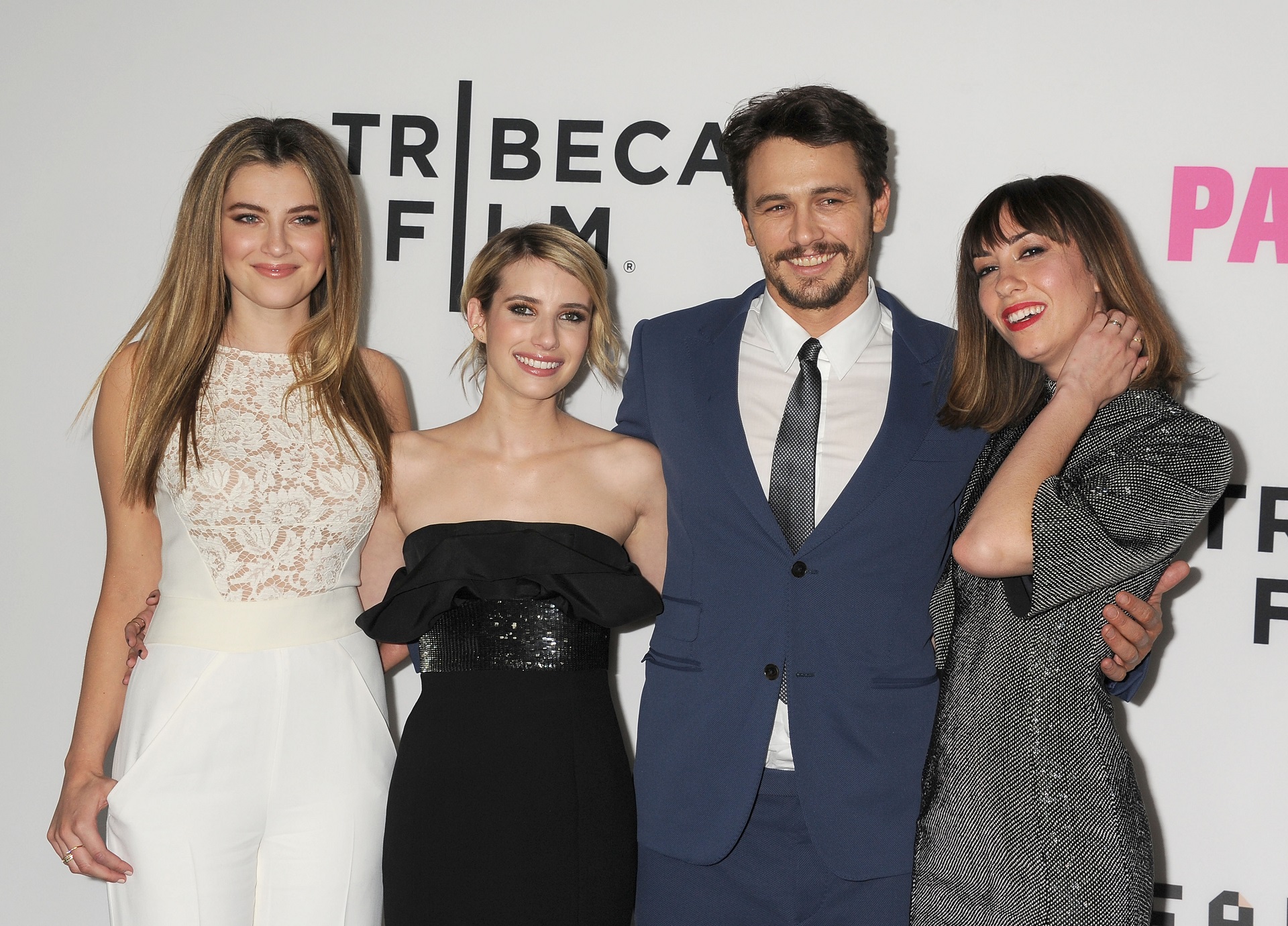 Zoe Levin, Emma Roberts, James Franco, Gia Coppola at the Tribeca Film's 'Palo Alto' - Los Angeles Premiere at the Director's Guild of America in Los Angeles