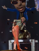 Miley Cyrus performs live in concert in Madrid