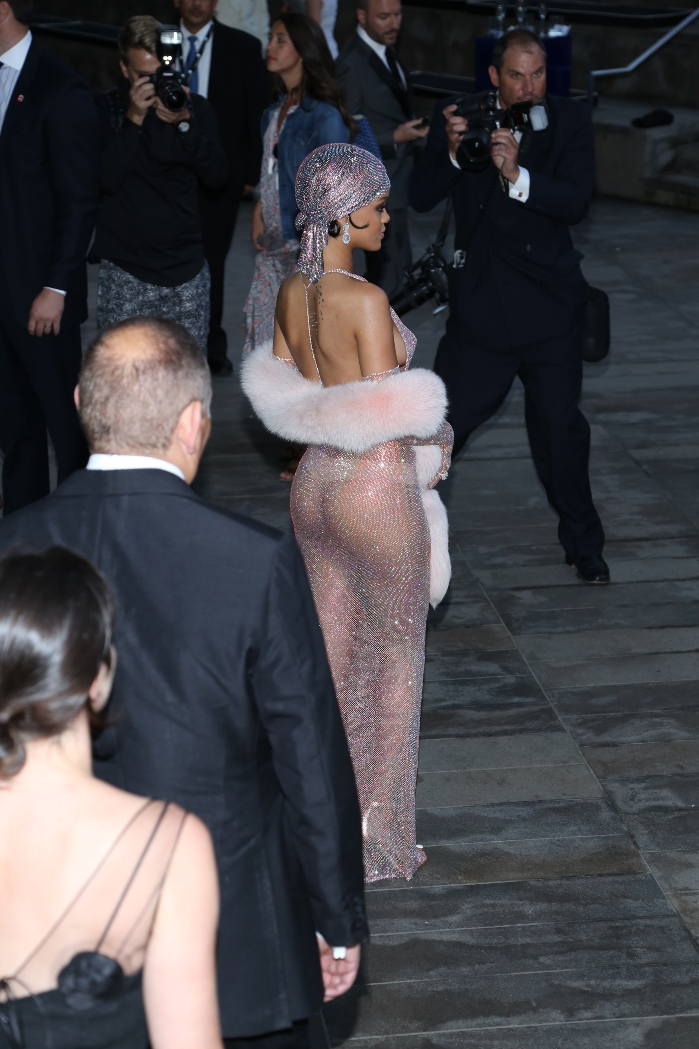 Rihanna attends the 2014 CFDA fashion awards at Alice Tully Hall, Lincoln Center in New York
