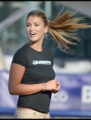 Amy Willerton takes the World's First Zip Wire at The O2 in London to launch DIVERGENT on DVD