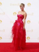 Kaley Cuoco-Sweeting arrives at the 66th Primetime Emmy Awards in Los Angeles