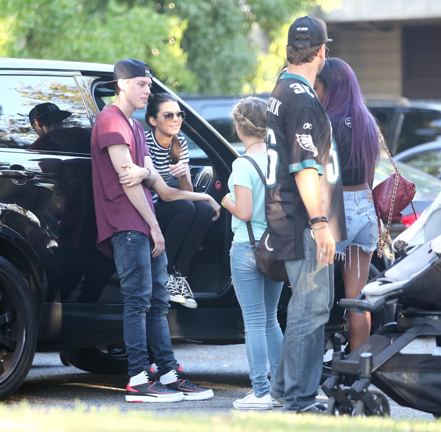 Kendall Jenner hanging out with a new mystery man
