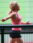 Ellie Goulding keeping fit