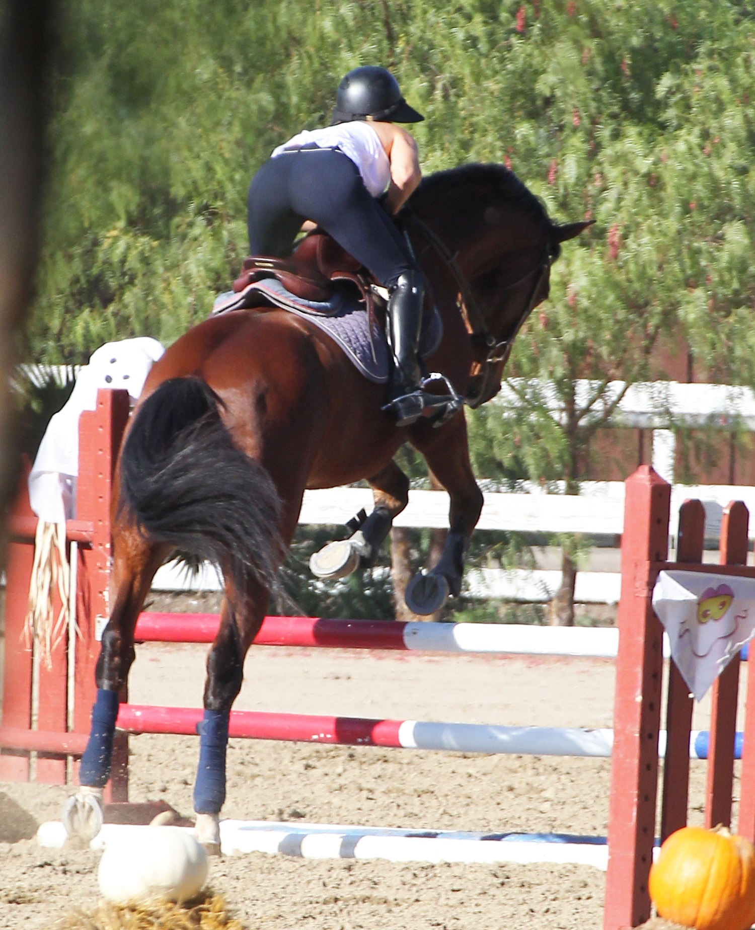Kaley-Cuoco-Riding-Horse-LA-1