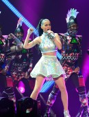 Katy Perry performs on her The Prismatic World Tour at the Rod Laver Arena, Melbourne