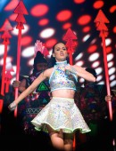 Katy Perry performs on her The Prismatic World Tour at the Rod Laver Arena, Melbourne