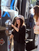 KELLY BROOK LUNCHES AT SUGARFISH IN BEVERLY HILLS WITH A FRIEND