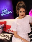 Maia Mitchell Visits Young Hollywood Studio