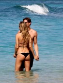 Kimberley-Garner-in-Black-Bikini-1