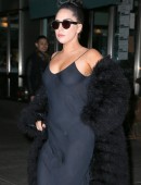 Lady-Gaga-Steps-Out-In-See-Through-Blue-Gown-In-NYC-2