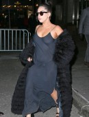 Lady-Gaga-Steps-Out-In-See-Through-Blue-Gown-In-NYC-8