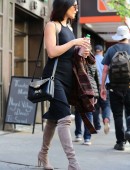 Vanessa-Hudgens-in-Walking-her-Dog-4