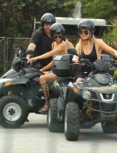 Kendall-Jenner-and-Khloe-Kardashian-Riding-ATV-in-St-Barts-1