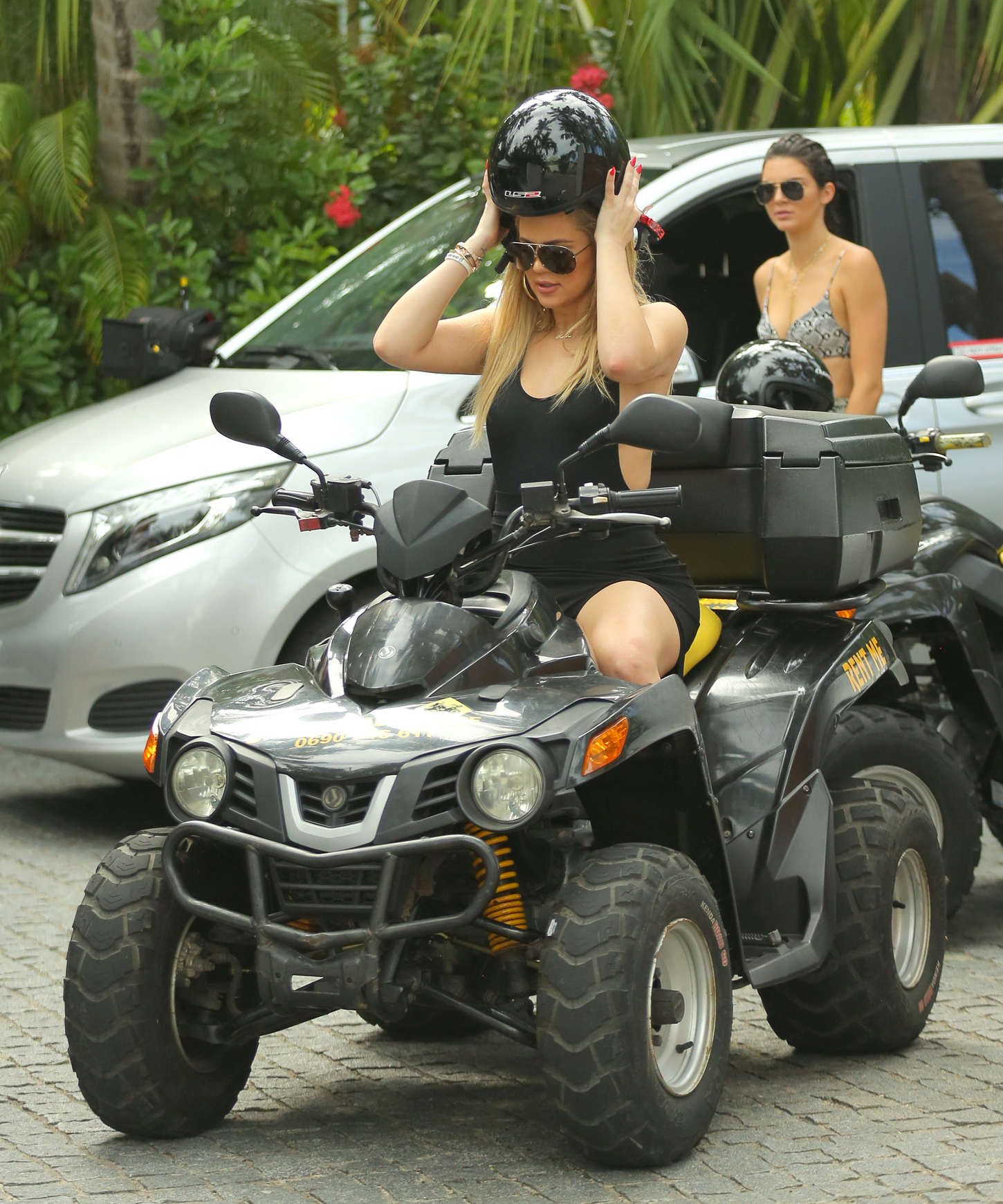 Kendall-Jenner-and-Khloe-Kardashian-Riding-ATV-in-St-Barts-9