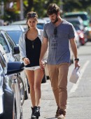 Nina-Dobrev-in-Denim-Shorts-11