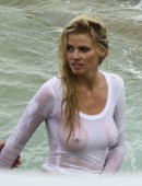 Lara-Stone-in-Wet-T-Shirt-12