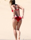 Maria-Sharapova-in-Red-Bikini-2016-11