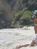 Danielle-Campbell-in-Yellow-Bikini-2016-7